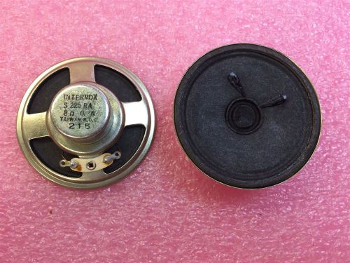 S225RA INTERVOX Audible Signal Miniature Speakers 2 1/4&#034; Round 400-4500 Hz 2PCS