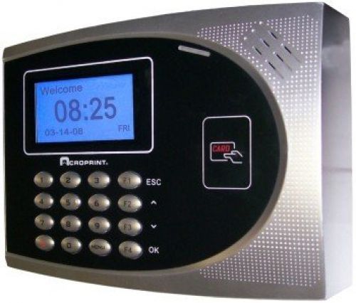 Acroprint Time Recorder 010249000 TimeQplus Proximity Time &amp; Attendance System