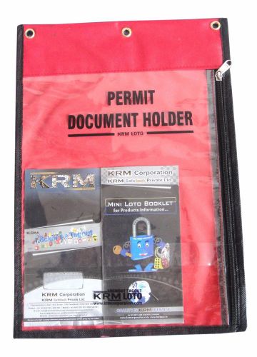 Lockout permit document holder without padlocks for sale
