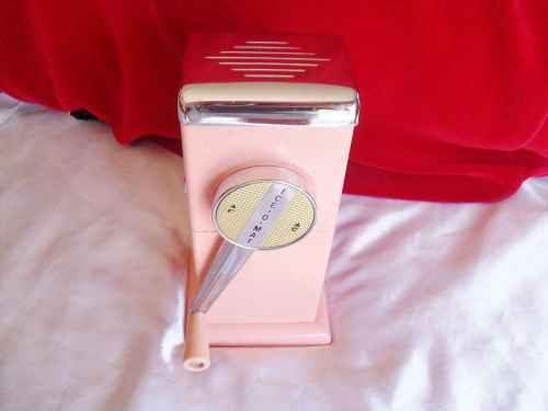 COOL RETRO 50S PINK AND CHROME ICE-O-MAT ICE CRUSHER