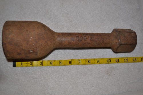 Vintage iron worker bridge builder 2.5&#034; x 12&#034; socket tool extension wrench 980a for sale