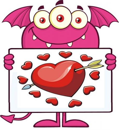30 Custom Valentine Monster Personalized Address Labels