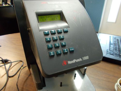 IR Recognition Systems HandPunch 1000 Scanner Time Clock