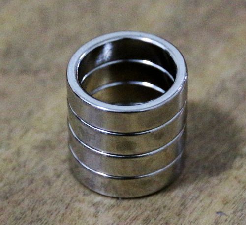 4 pcs n52 20mm x 5mm 16mm-hole ring round neodymium permanent magnets with hole for sale