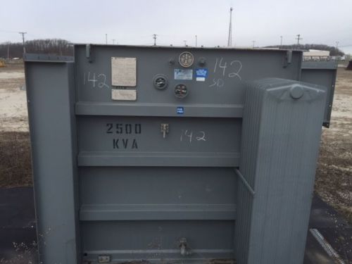 Used, square d transformer, sn. 940318-c2  34500 volts, 2500 kva for sale