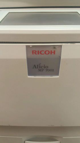Ricoh Aficio MP 7001 MP7001 copier - Only 49K copies - 70 page per minute
