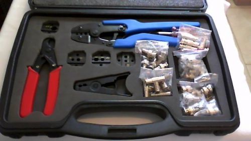 New Cable tools kit--in case players ,cutters--diff.sizes see photos-151,178,213