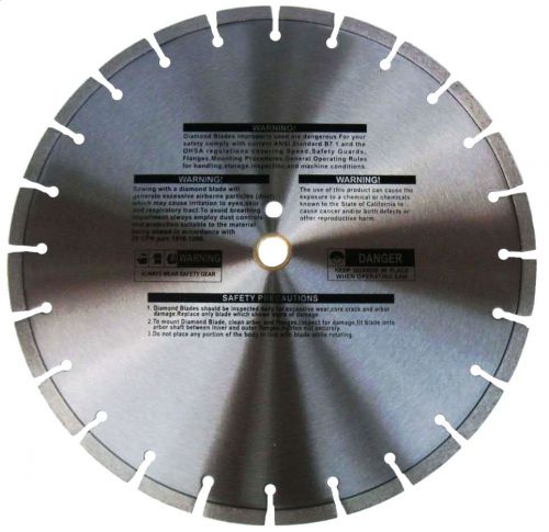 18” diamond saw blade for asphalt cured concrete general purpose  2 pack for sale