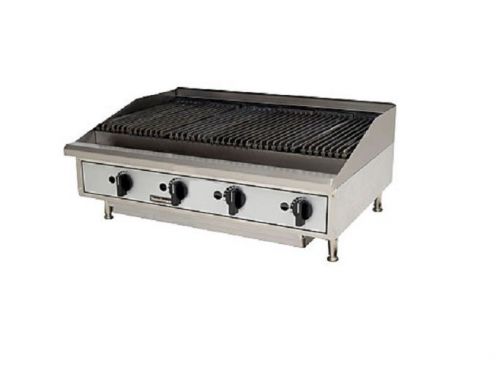 Toastmaster tmrc48, 48-inch countertop radiant gas charbroiler, ul for sale