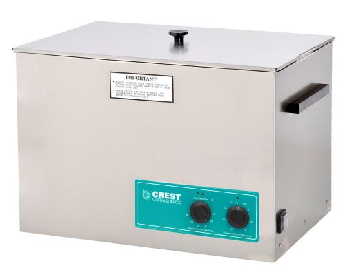 Crest 7Gal Ultrasonic Cleaner Mechanical Timer+Heat+Stainless Steel Lid CP2600HT