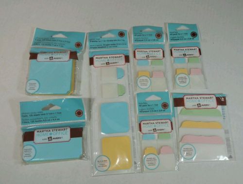 Lot 7 package Martha Stewart Planner Insert Note Memo Tabs Notetab Sticky Notes