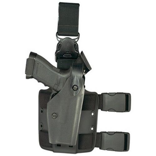 Safariland 6005-2190-121 tactical holster w/qr leg strap black nylon rh s&amp;w m&amp;p for sale