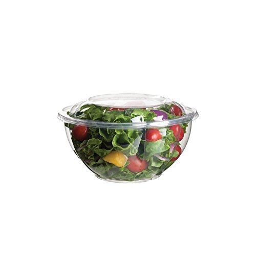 Eco-Products - Renewable &amp; Compostable Salad Bowls - 32oz.Bowl with Lid - (Case