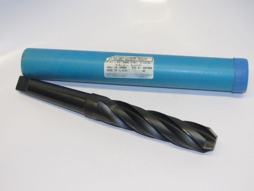 New chicago-latrobe 1-13/32&#034; taper shank twist drill bit 4-flutes ballnose oxide for sale
