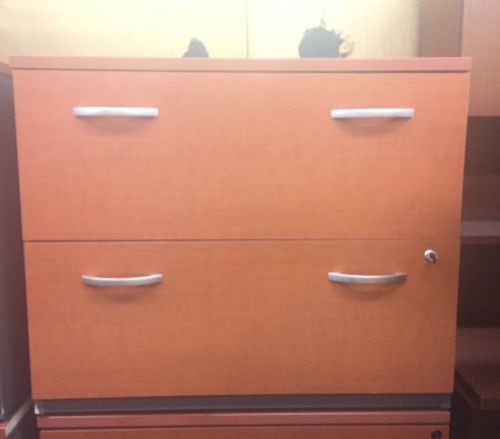 2 Drawer Lateral File Cabinet CHERRY