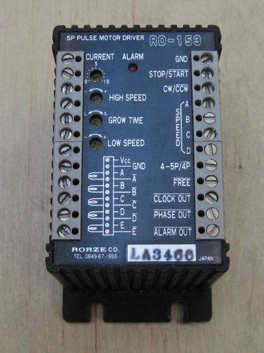 RORZE RD-153 5P Pulse Micro Step Motor Driver, Tested, Made in Japan