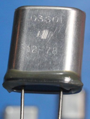 Vintage oscillating frequency-control crystal E/D 3859.200 NOS orig./pkg