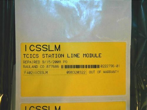 RAULAND TCICS STATION LINE MODULE ICSSLM