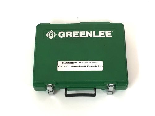 Greenlee hydraulic knockout set for sale