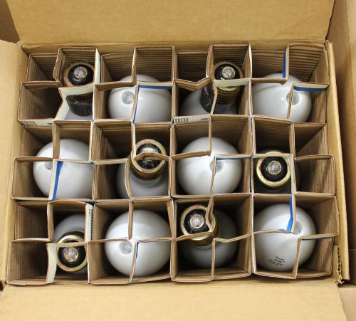Lot of 12 new philips 100w mercury vapor lamp h38ja-100/dx mogul base white bulb for sale