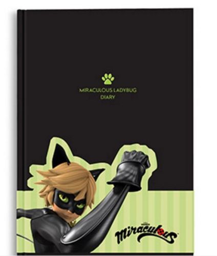 Miraculous Ladybug 2016 Diary Black Ver Monthly Weekly Planner Journal Note Gift