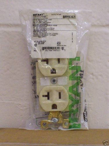 6 BRYANT HUBBELL DUPLEX RECEPTACLES # 5362I