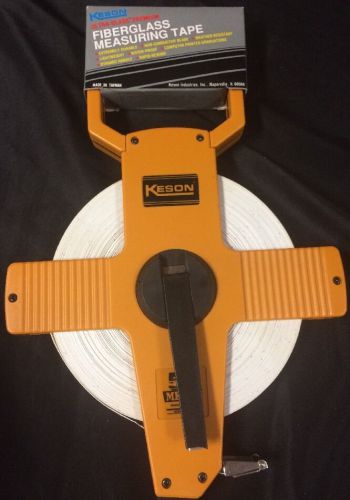 Keson ultra glass 50 meter fiberglass tape measure rule reel measuring for sale