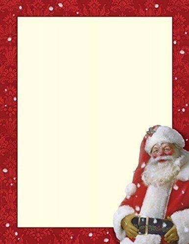 Great Papers! Christmas Stationery Jolly St. Nick Holiday Laser and Inkjet