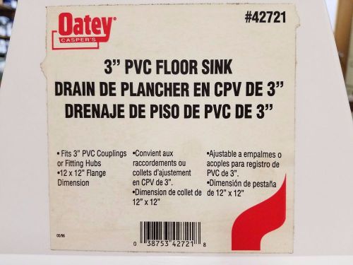 Oatey 3&#034; pvc floor sink #42721 for sale