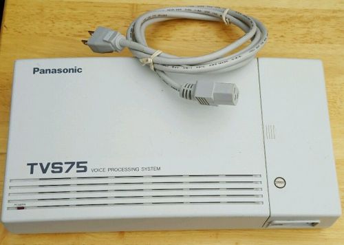 Panasonic KX-TVS75 Voice Processing System Voice Mail, Power Cord &amp; Instructions