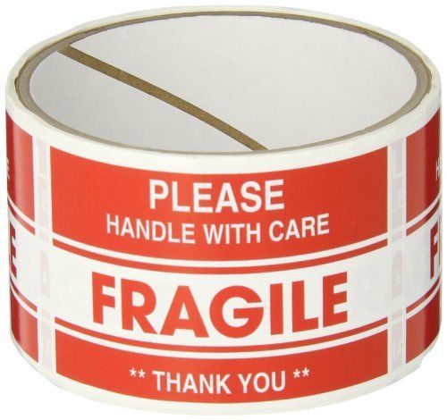 Moving Tool Tape Case Fragile Thank You Label Enable To Give Attention Help Pack