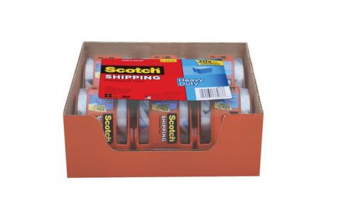 New Scotch Heavy Duty Shipping Packaging Tape 1.88 Inches x 800 Inches 6 Rolls