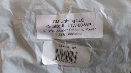 GM LIGHTING LTW-60-WP 60&#039;&#039; WETSUPPLY CONNECTOR