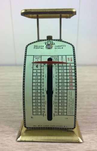 Postal Scale Deluxe IDL Thrifty 16 Ounce 1 Pound Vintage