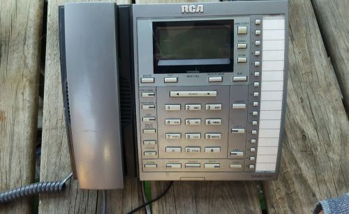 RCA 2-Line Telephone Caller ID 25202RE3-B Executive Series Office Phone