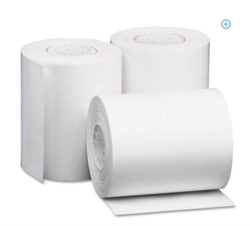 Universal One Single-Ply Thermal Paper Rolls, 2-1/4&#034; x 80&#039;, White, 50 per Box