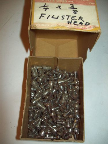 200+  FILLISTER HEAD SLOTTED &amp; PHILLIPS CAP SCREWS 1/4 x 3/8