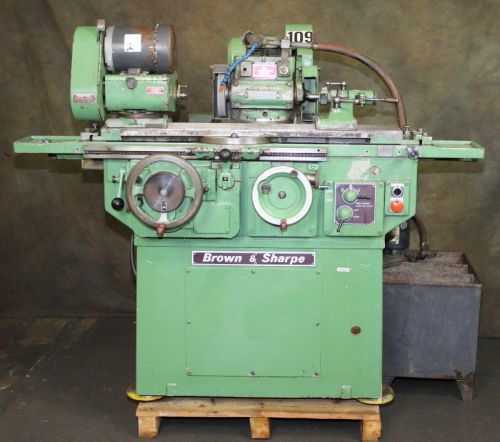 8&#034; swg 14&#034; cc brown &amp; sharpe 814u valuemaster od grinder, power tbl, from a scho for sale