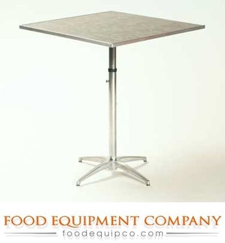 Maywood ml30sqpedadj standard pedestal table 30&#034; long for sale