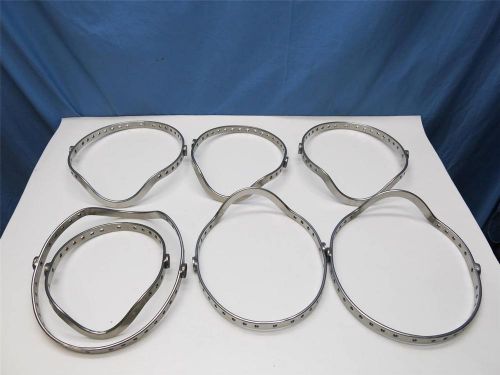 Lot of 7 Stainless Steel Head Surgical Brace Brain Surgery