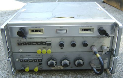 Hewlett Packard Signal Generator 8616A &amp; HP Modulator 8403A