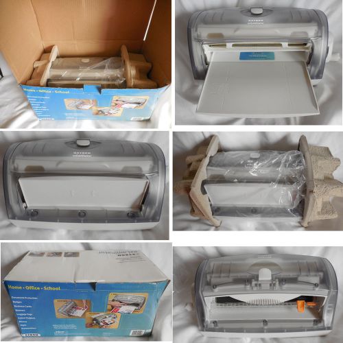 Mib xyron ezlaminator crank cold seal lamination machine + sealed 60&#039; refill for sale