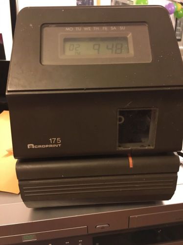ACROPRINT 175 TIME RECORDER