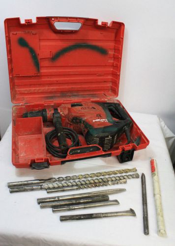 Hilti TE 70-ATC Rotary Hammer Drill Chipping Combihammer w/ 9 Assorted Bits