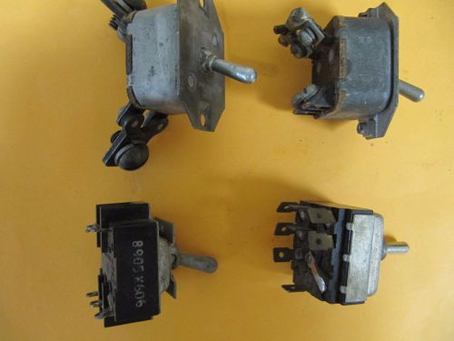 TOGGLE SWITCH COLLECTION   VINTAGE  X  4  (used) COMMERCIAL GRADE