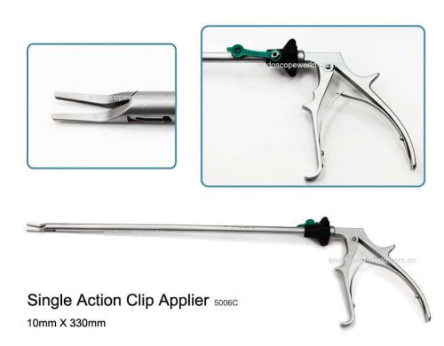 New Clip Applier Single Action 10X330mm Laparoscopy