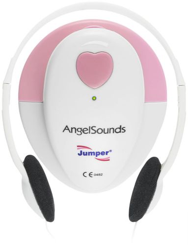 Angelsounds Fetal Doppler JPD-100S Baby Heart Monitor FDA Approved USA, Pink