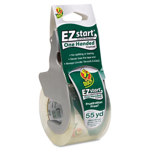 Duck E-Z Start Premium Packaging Tape W/dispenser, 1.88&#034; X 55.5yds