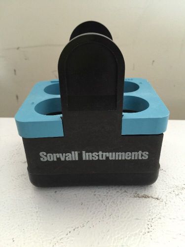 SORVALL INSTRUMENTS FIXED ANGLE ROTOR BUCKETS IN BLUE