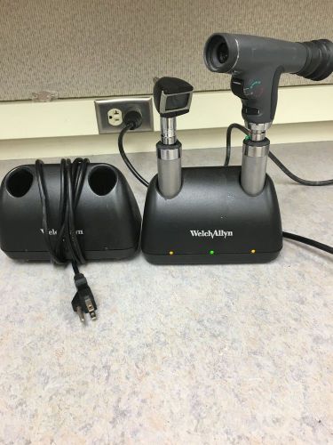 welch allyn 7114X Desk Chargers , Pan Optic Ophthalmoscope, 25020 oto, handles